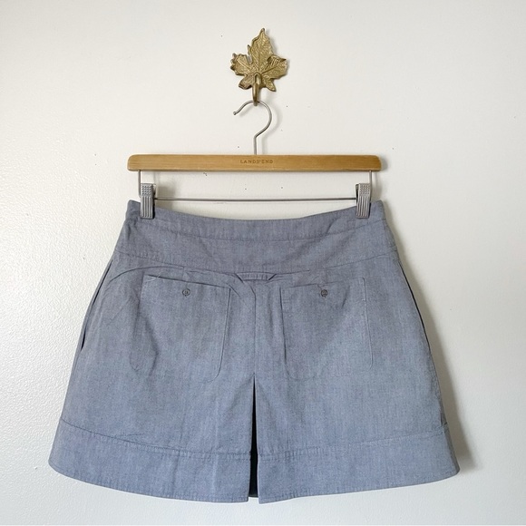 T by Alexander Wang Gray mini skirt size 0 Small preowned - Picture 4 of 6